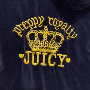 juicy couture velour zip up sweater